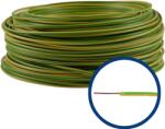 ROMCAB Conductor Unifilar Cupru Rigid FY 1x10 Galben-Verde (H07V-U) Manta din PVC - 450/750 V - colac 100m (325066v-g)