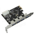 HOPE R Card adaptor PCIex pentru 4 porturi USB3.0 A (mama), HOPE R (CPX4USB3317HPR)