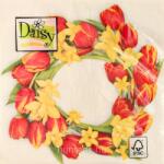 Daisy Szalvéta 3 rétegű 33x33cm 20db/csomag Virágkoszorú 005501 (005501)