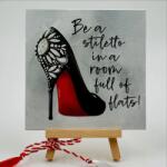 Gravolo Tablou Canvas Motivational - Be a stiletto (C1480)