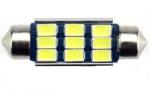 Life Light Led Autós Led Sofita Canbus rendszám világítás, 9 Led, 42 mm, 200 Lumen, 5730 chip, 2, 5W, hideg fehér. Life Light Led 2 év garancia! (LLASOFITACAN9L42MMSCW)