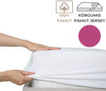 Kartaltex Lepedő - 90-100x200 - pamut jersey (135g), körgumis - Magenta