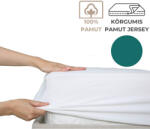 Kartaltex Lepedő - 180-200x200 - pamut jersey (135g), körgumis - Petrol