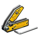 Strong Hand Tools Fokozatmentesen állítható szögű mágneses külső-belső derékszög (MLA450)