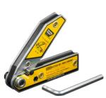 Strong Hand Tools Fokozatmentesen állítható szögű mágneses külső-belső derékszög (MLA600)