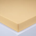 decoDoma Cearşaf cu elastic jersey EXCLUSIVE galben 90 x 200 cm