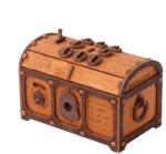 Wooden City Дървен 3D пъзел Wooden City, серия Escape Room - Ковчеже (WR355)