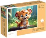 Milliwood Дървен пъзел Milliwood, Yuppie Cutie, 70 части - Тигърче (S-Tiger-5054) - bright-toys