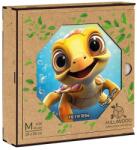 Milliwood Дървен пъзел Milliwood, Hi, I'm little, 46 части - Костенурката Тео (OM-TheoTurtle-5058)