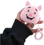 Flippy Husa AirPods cu Inel Prindere Model 1 Porc Roz (TEO-13186)