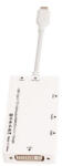 HOPE R Hub 6 in 1 USB 3.1 Type-C la HDMI, DVI, VGA, USB 3.0, audio, port incarcare retea, alb, HOPE R (HUC61HVDAPDHP)