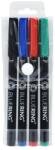 BLUERING Rostirón, tűfilc alkoholos készlet, 1mm OHP Bluering® M, 4 klf. szín - mystock