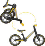 Skiddou Bicicleta pliabila fara pedale Skiddou Ronny, Galben