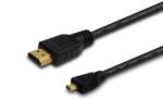 SAVIO CL-39 HDMI kábel 1 M HDMI A-típus (Standard) HDMI D-típus (Micro) Fekete (SAVIO CL-39)