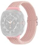 gigapack Samsung Galaxy Watch Ultra eSIM 47mm (SM-L705) szőtt mintás textil pótszíj rózsaszín (GP-163531)