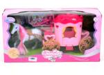 Magic Toys Pink lovashintó szett lóval