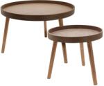  2 db-os asztalkészlet Home& Styling Collection, MDF, 60x40 cm, 38x34 cm, barna (KO-KR8200310)