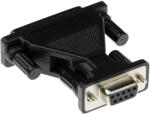 ACT AB9141 D-sub Adapter 9 pole Female to 25 pole Male with Molded Body Black (AB9141)