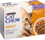 Cat Chow PURINA Cat Chow Felnőtt macskaeledel bárányhússal és zöldbabbal zselében 10x85g - abiszoo - 3 290 Ft