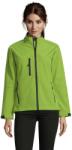 SOL'S Női Roxy Soft Shell kabát M zöld
