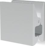 DECOR WALTHER Suport pentru prosop Pinch pătrat 5 cm argintiu mat (0907274)