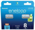 Panasonic Panasonic Eneloop BK-3MCDE/8BE AA 2000mAh ceruza akku 8db/csomag (BK3MCDE-8BE) - nyomtassingyen