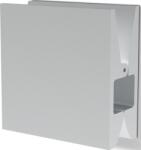DECOR WALTHER Suport pentru prosop Pinch pătrat 10 cm argintiu mat (0907374)