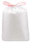 Wimex Sac de gunoi (LDPE) ECONOMY, resigilabil, alb, 70 x 100 cm, 120L [10 buc]