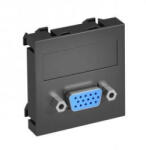 OBO Bettermann 6104613 MTG-VGA S SWGR1 Modul 45 VGA csatl. aljz. Hüvely csavaros rögzítéssel 45x45mm szürkésfekete (6104613)