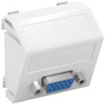 OBO Bettermann 6104622 MTS-VGA S RW1 Modul 45 VGA csatl. aljz. Hüvely csavaros rögzítéssel 45x45mm hófehér (6104622)
