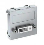 OBO Bettermann 6104736 MTG-DVI S AL1 Modul 45 DVI csatl. aljz. Hüvely csavaros rögzítéssel 45x45mm festett alumínium (6104736)