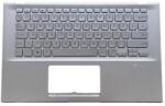 ASUS Vivobook 14 X412FA X412FJ X412UA X412DA S412FA A412DA A412FA series 90NB0KP1-R31HU1 háttérvilágítással (backlit) ezüst (silver) burkolattal (topcase) magyar (HU) laptop/notebook billentyűzet gyári