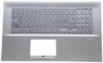 ASUS VivoBook 17 X712JA X712FA A712FA F712FA K712JA series 90NB0L61-R33HU0 háttérvilágítással (backlit) ezüst (silver) burkolattal (topcase) magyar (HU) laptop/notebook billentyűzet gyári