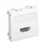 OBO Bettermann 6104802 MTG-HD S RW1 Modul 45 HDMI csatl. aljz. Hüvely csavaros rögzítéssel 45x45mm hófehér (6104802)