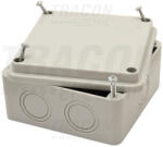 TRACON MED10105 Elektronikai doboz, világos szürke, teli fedéllel (MED10105)