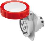 Gewiss Priza Cu Montaj Incastrat In Unghi De 10° HP IP66/IP67 3P+E 32A 380V/440V 50Hz/60Hz Rosu 3H Cablaj Cu Surub Gewiss GW62283H (GW62283H)