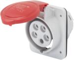 Gewiss Priza Cu Montaj Incastrat In Unghi De 10° HP IP44/IP54 3P+N+E 32A 380V/440V 50Hz/60Hz Rosu 3H Cablaj Cu Surub Gewiss GW62830H (GW62830H)