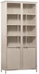 WOOOD Homokbarna fém vitrin Merrick 200 x 99 cm (375041-S)