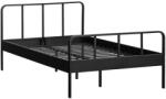 WOOOD Fekete fém ágy Sheldon 120 x 200 cm (373957-Z)