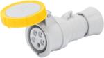 Gewiss Priza Mobila Dreapta HP IP66/IP67/IP68/IP69 3P+E 16A 100-130V 50/60Hz Galben 4H Cablaj Cu Surub Gewiss GW62024H (GW62024H)