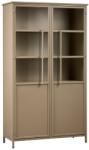 WOOOD Khaki fém vitrin Merrick 170 x 99 cm (800012-K)