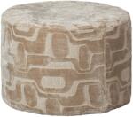 WOOOD Bézs kárpitozott Falton puff 60 cm (374030-N)