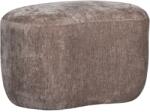 WOOOD Barna-szürke kárpitozott Popule puff 46 cm (801431-T)