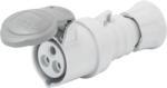 Gewiss Priza Mobila Dreapta HP IP44/IP54 Transformator 3P+E 32A 50/60Hz Gri 12H Cablaj Cu Surub Gewiss GW62732H (GW62732H)