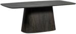 WOOOD Sötétbarna étkezőasztal Hela 200 x 105 cm (377426-D)