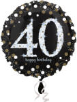 Anagram 40. évszámos fólia lufi, gömb, HB, fekete