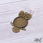  Bagoly medál alap (25mm)