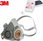 3M Полумаска 3M 6000 + филтри 6035 P3 - защита от прах (Combo 6000+6035)