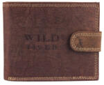 WILD valódi bőr férfi pénztárca barna színben RFID védelemmel díszdobozban (en-128-r-032-brown)