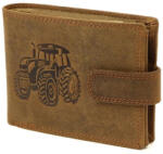 Hunter Valódi bőr férfi pénztárca traktoros mintával RFID védelemmel (na-643-traki)